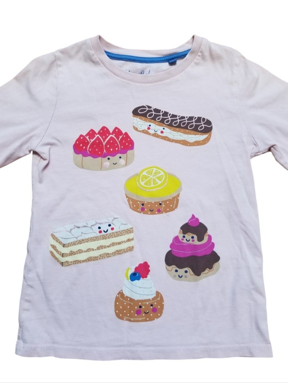 Boden Long-Sleeve Graphic Tees 7-8y - Picture 5 of 9
